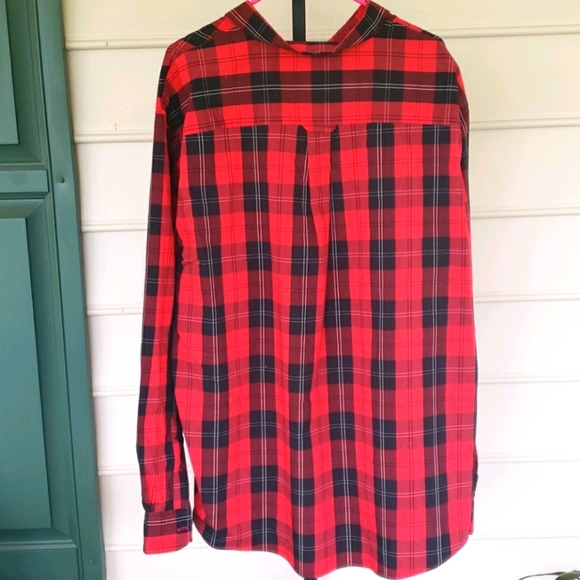 Saddlebred mens long sleeve red plaid shirt, size XXL - Picture 4 of 7